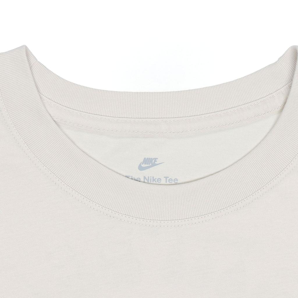 Nike Letter Print Casual Round Neck Short Sleeve Drop Shoulder T-Shirt Women T-Shirt Light-Red Wood-Brown DQ3308-104