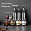 Meichu 11-Piece Stainless Steel & Glass Seasoning Set