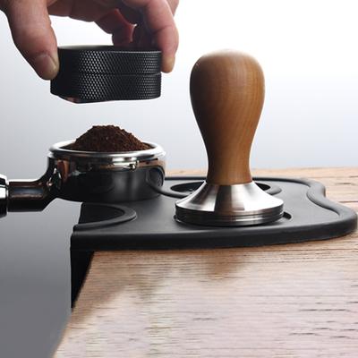 Coffee Tamper Mat Food-Grade Silicone Espresso Tamping Pad Non-Slip Coffee Pressing