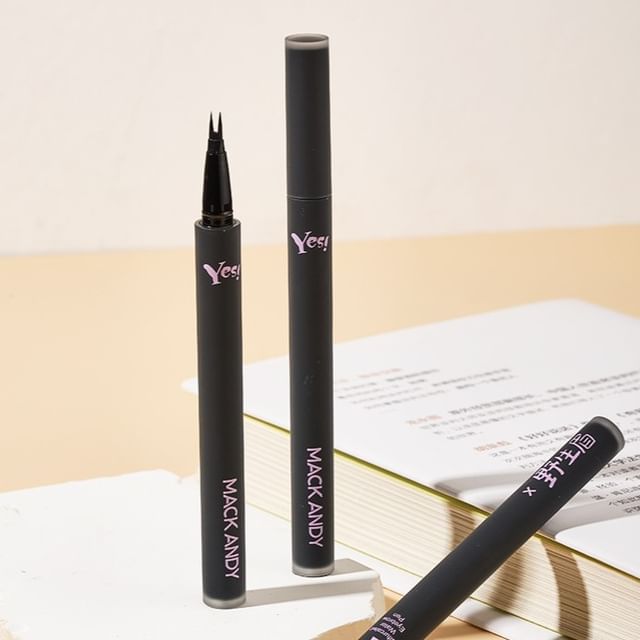 MACK ANDY - Two-Pronged Wild Liquid Eyebrow Pen - 3 Colors 01# Honey Brown - 0.45ml