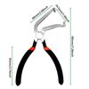 Upgrade 60 Degree Fuel Line Pliers Long Spark Plug Fuel Line Disconnect Tools  for Car