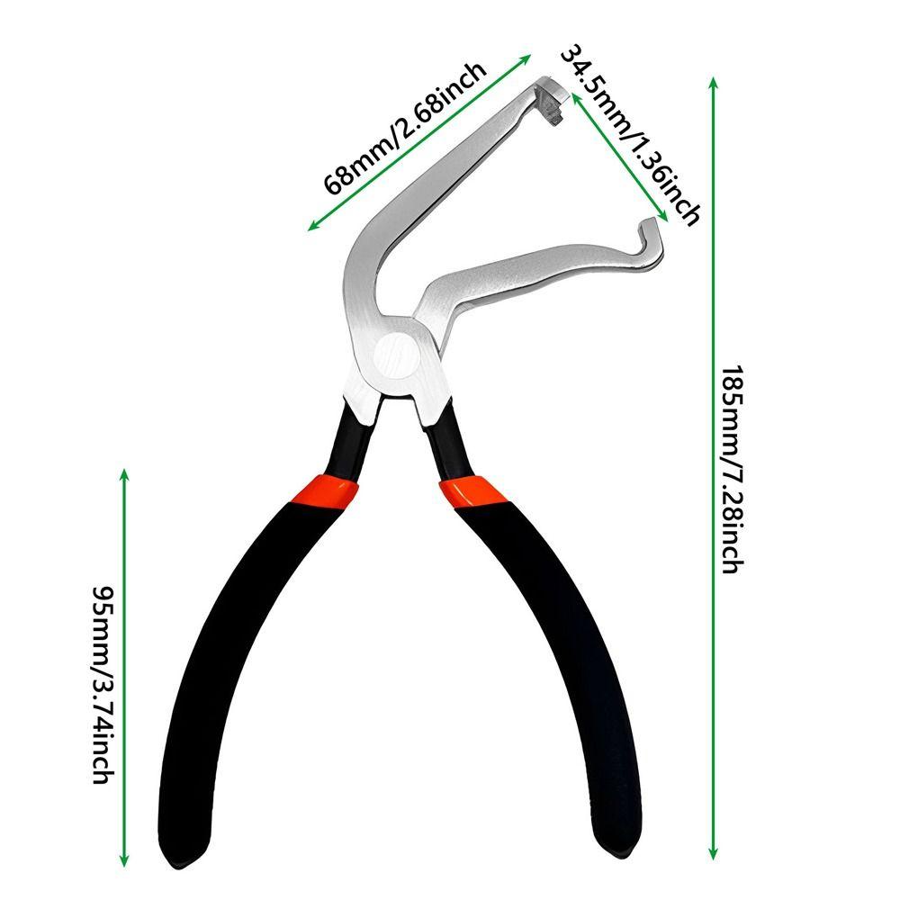 Upgrade 60 Degree Fuel Line Pliers Long Spark Plug Fuel Line Disconnect Tools  for Car