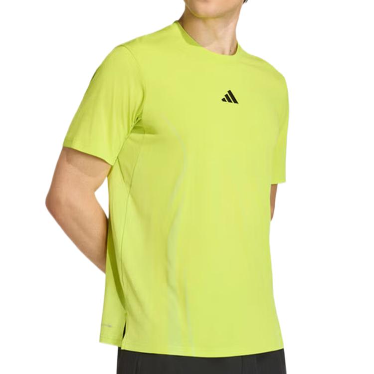 Adidas SS26 Cool Dry Breathable Solid Color T-Shirt Men Tops KE5783