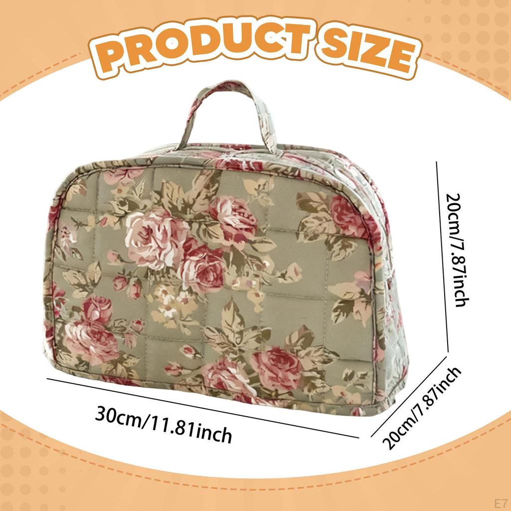 2 Slice Toaster Cover Dustproof Washable Kitchen Appliance Cover, Protector for Restaurant, Tea Room