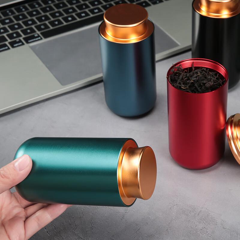 Portable Sealed Metal Tea Canister