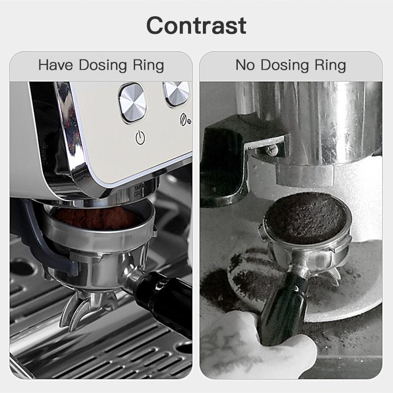 Coffee Dosing Ring Magnetic Funnel 51MM 53MM 58MM For Breville Sage Delonghi Portafilter Espresso Accessories Barista Tools