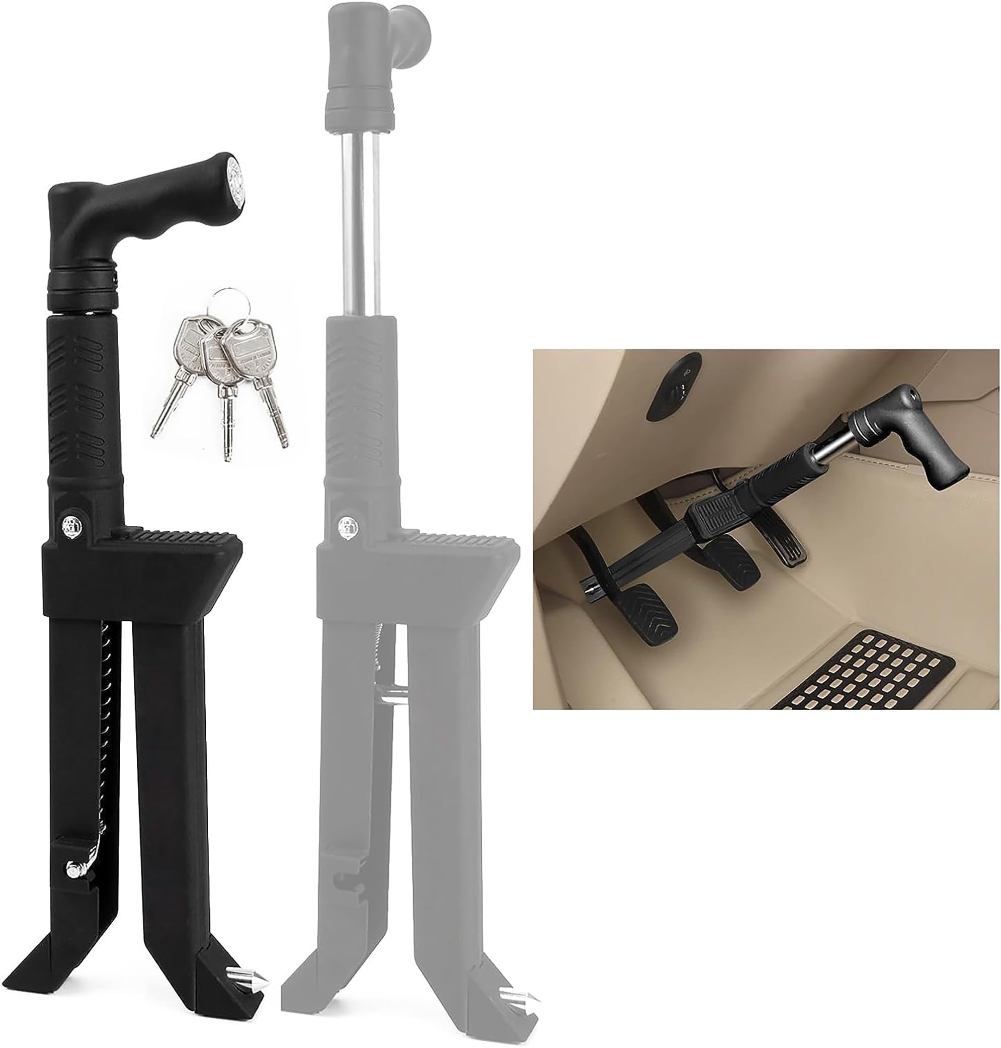 

Cyoua Педальная машина Педаль тормоза Тормоз Реле рулевого управления Атака Угон автомобиля Автомобильное преступление Аварийный выход Атака Угон автомобиля Инструмент предотвращения Патент Зарегистрированный Замок, чёрный