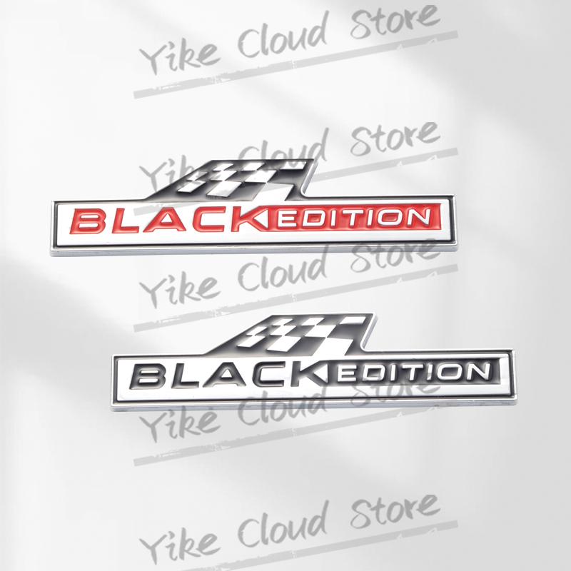 Black Edition Decoration Emblem Car Styling 3D Metal Badge For Skoda Octavia Rapid Kodiaq Yeti Fabia Karoq Body Trunk Stickers