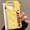 Trendy Red English Amor Pattern Phone Case For IPhone 17 Air 16 15 13 14 12 11 Pro Max Plus 16E 17 Pro Y2K Advanced Cover