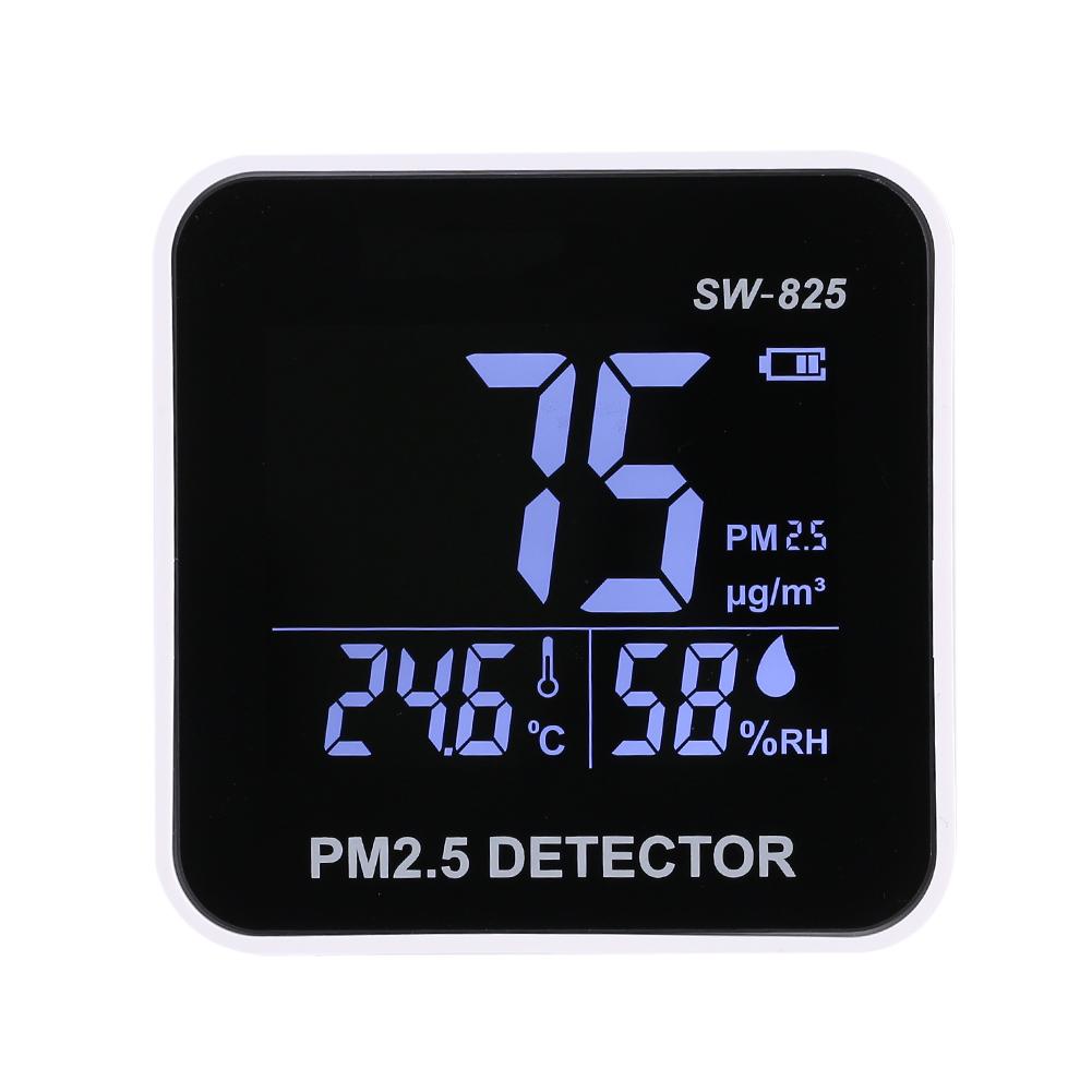 Digitaler LED Luftqualitätsmonitor PM2.5 Detektor Temperatur Luftfeuchtigkeitsmesser