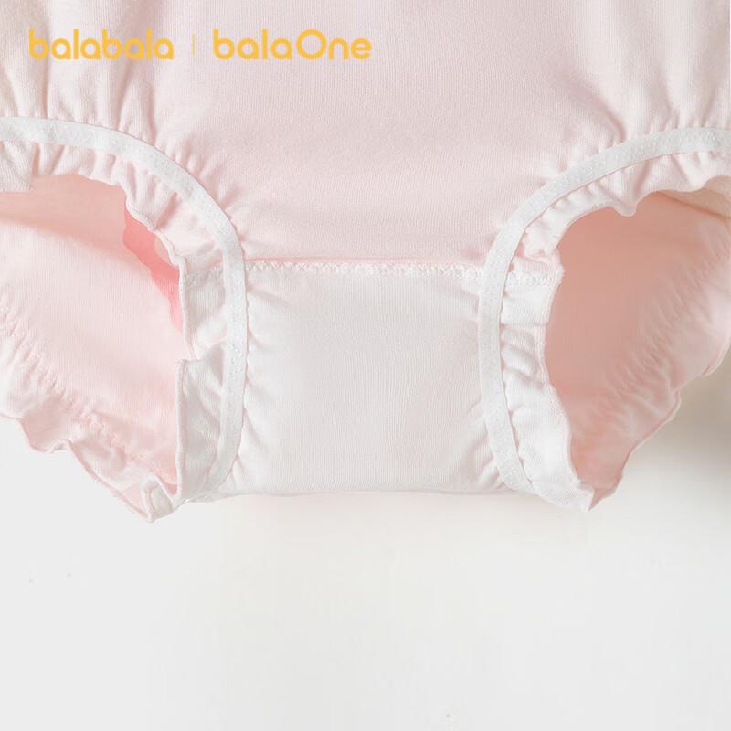 Balabala Baby Girls' Cartoon Cotton Underwear 3-Pack