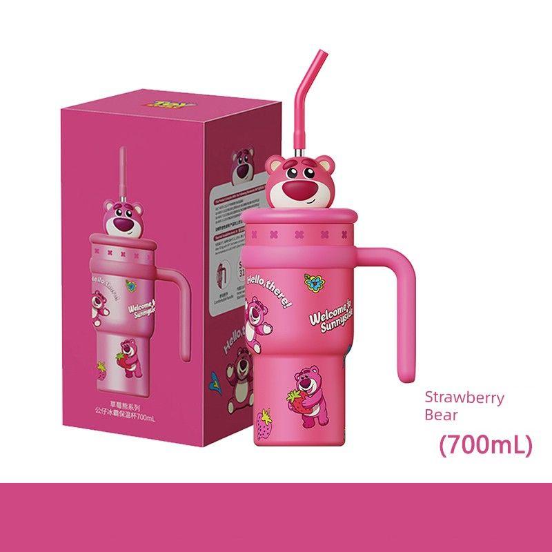 British Dgkphellokitty Water Cup New Large-Capacity Thermos Cup Cold-Keeping Ice Cup Office Desktop Cup