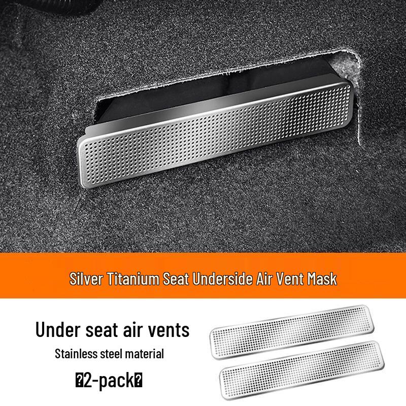 Applicable Equation Leopard Titanium Rear Air Vent Dust Cover - 3-Seater Interior Modification.