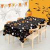Halloween Decoration Terror Tablecloth Halloween Party Horror Table Cover Halloween Decorative Spider Web Tablecloth Spooky Deco