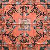 [USED]HERMES Carre EARLY Salmon Pink and Other [Excellent Condition] Scarf, 90, AMERICA, 100% Silk, Colors. Luxury, Popular, Rare, Brand.