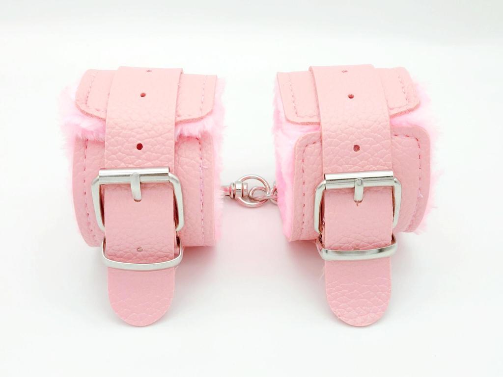 Plush Flirting Handcuffs: Bondage Adult Toys for Couples