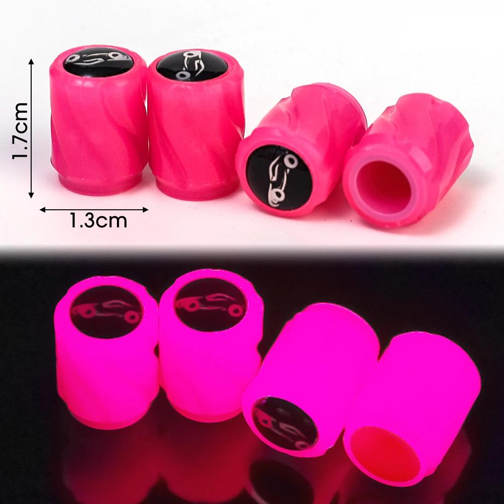 Capac Ventil Luminos Nou Creativ cu Logo Capac Praf Ventil Auto Motocicletă Bicicletă Universal Capace Ventil Piese Multifuncționale