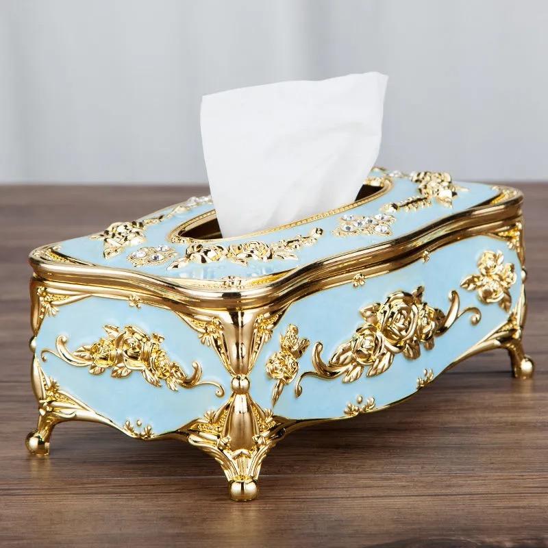 European Style Tissue Box – High-End Napkin Holder for Home or Hotel Use