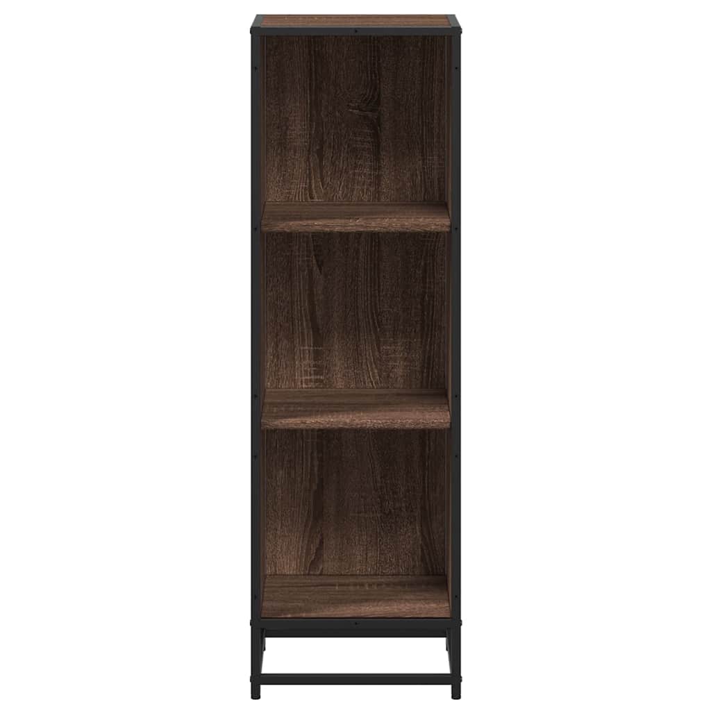 Bookshelf Brown Oak Look 33.5 x 33 x 107.5 cm Engineered Wood
