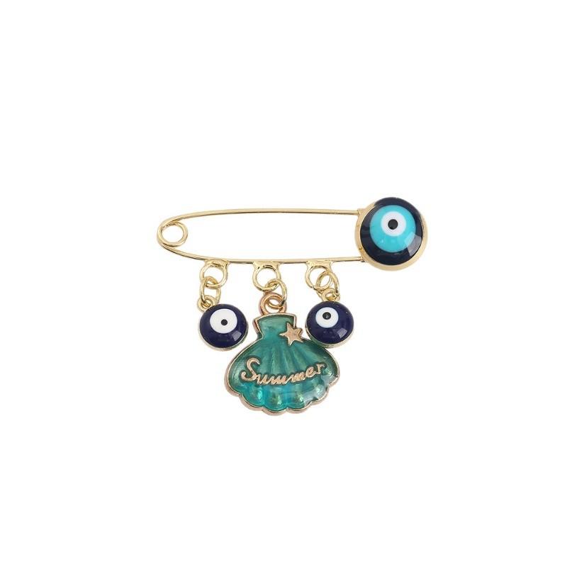 Yutsai Korean Style Cartoon Cute Expression Brooch Zircon Alloy Brooch Pin Jewelry Gifts PD2304