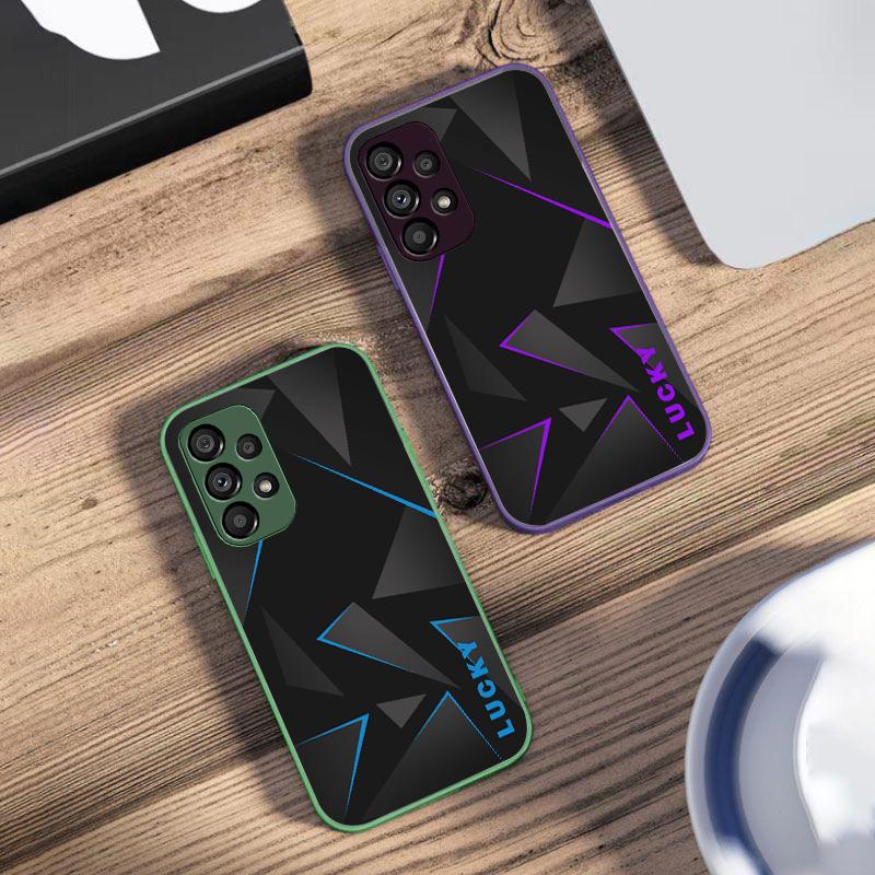 Linien-Diamantgitter für Samsung Galaxy S10 4G S20 11E 30 S21 21Fe 22 S24 Pro S23 Ultra 5G S8 S9 Gehärtetes Glas Handyhülle