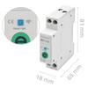 Qoltec Przekaźnik 63A Na Szynę Din Z Licznikiem Energii Elektrycznej | Ewelink Od Sonoff | Wi-Fi | Dioda Led