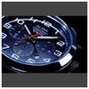Used Seiko overseas model ALBA chronograph watch 10BAR brown leather band black