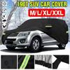 Universal 190D Oxford Cloth Car Cover - Thickened for Sun, Rain, Heat, Snow Protection Across All Seasons