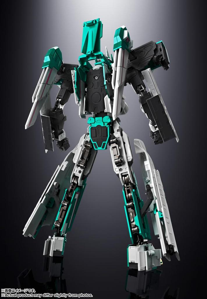 TAMASHII NATIONS Chogokin Damashii Shinkansen Henkei Robo Shinkalion E5 Hayabusa 260mm ABS Painted Movable Figure GX-115 Approx. & Die-cast