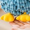 Kitchen And Bathroom Hand Towels Chenille Goose Towel, Soft Cute Fuzzy Hanging Towel for Absorbent Ball Kids Room Lovely Swan Design