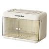 Folding Cabinet: Dustproof Baby Bottle & Weaning Food Storage with Draining Tableware Toolbox Shelf