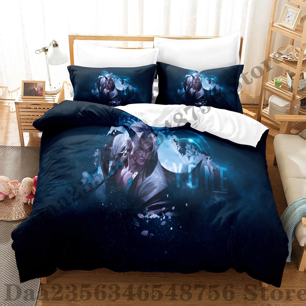 

Game The unforgoten yone Beding Set Single Twin Ful Quen King-Sized Dimensionsd Dimensions Bed Linen Set Adult People Kid Bedrom Duvetcover Sets Bed 100*200cm Single