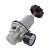 Pneumatic Air Reducing Valve Air Source Compressed System Pressure Regulator Kit with Gauge QTY?10