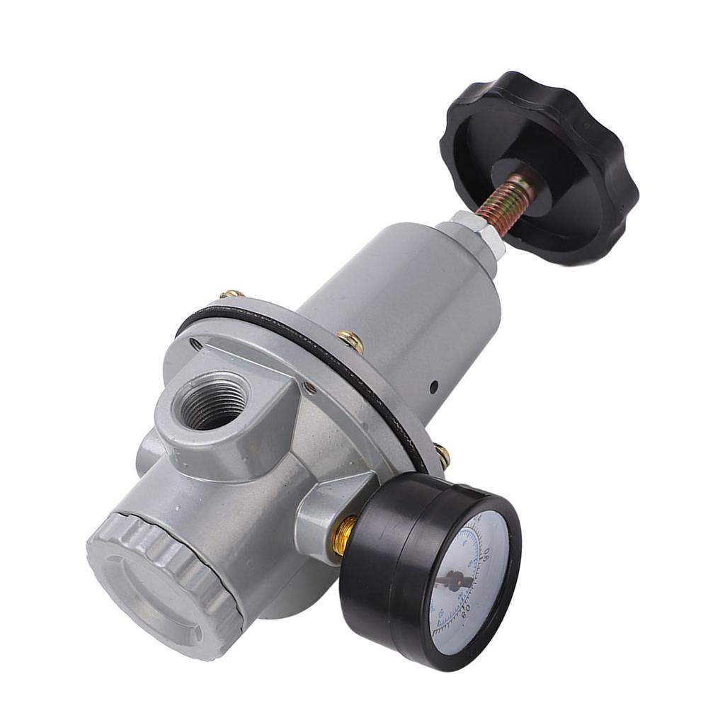 Pneumatic Air Reducing Valve Air Source Compressed System Pressure Regulator Kit with Gauge QTY?10