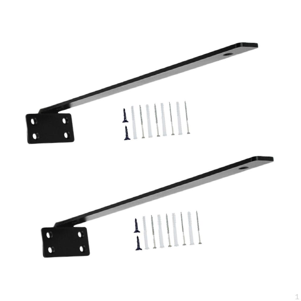 Staffe Decorative in Metallo per Mensole Supporto a Parete Robusto Invisibile Facile