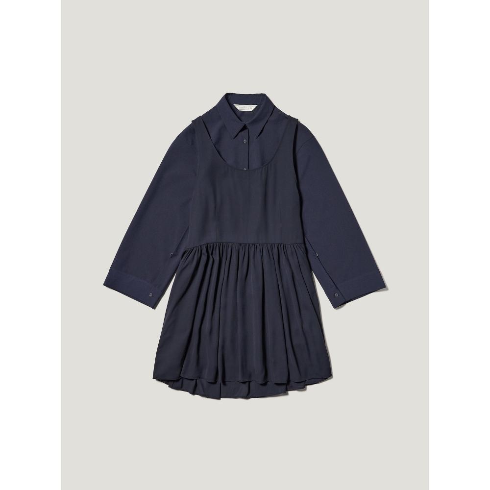 GU by Uniqlo 2 Piece Shirt Mini Dress Set By Rokh