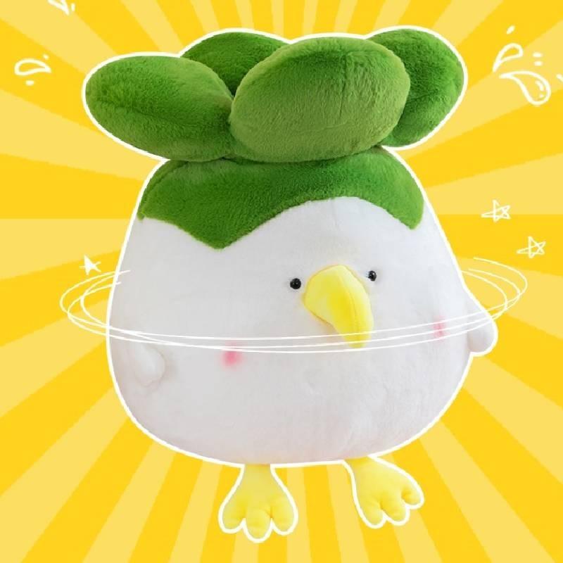 Plush Cabbage Chicken Toy Animal Stuffed Doll Kids Birthday Gifts Decoration