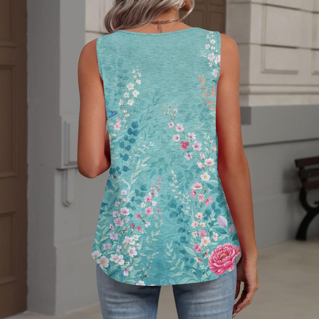Regatas Femininas Sem Mangas Soltas Gola V Camisas Plissadas Camisetas Básicas