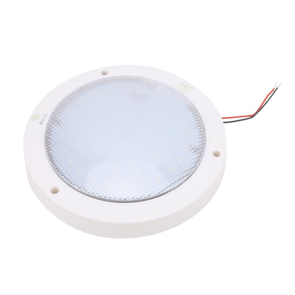 LED Panel Light with Switch Solar Energy System for Ship RV Kitchen Roof Cabinet 12V(Pure White (60006500K) )