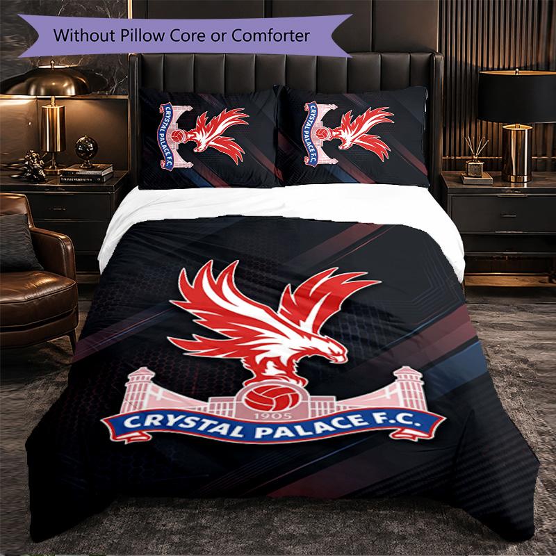 Crystal Palace Themed Bedding 3Pcs Duvet Cover Set Decorative Bed Linen For Teen Room Home Decoration