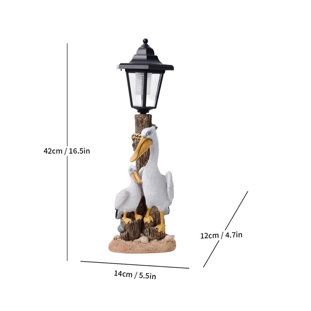 Solar-Powered Puppy Figurine: Outdoor Resin Garden Decoration
