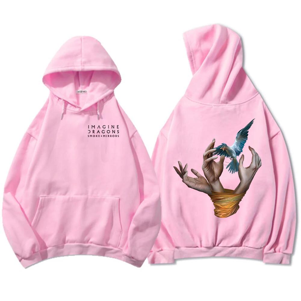 Imagine Dragons Band Hoodies Reflections From The Vault of Smoke + Mirrors Album Sweatshirts Langarm Kapuzenpullover Herren Top