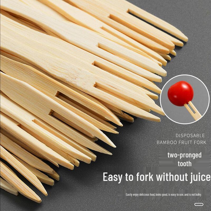 Disposable Bamboo Fruit Picks Set