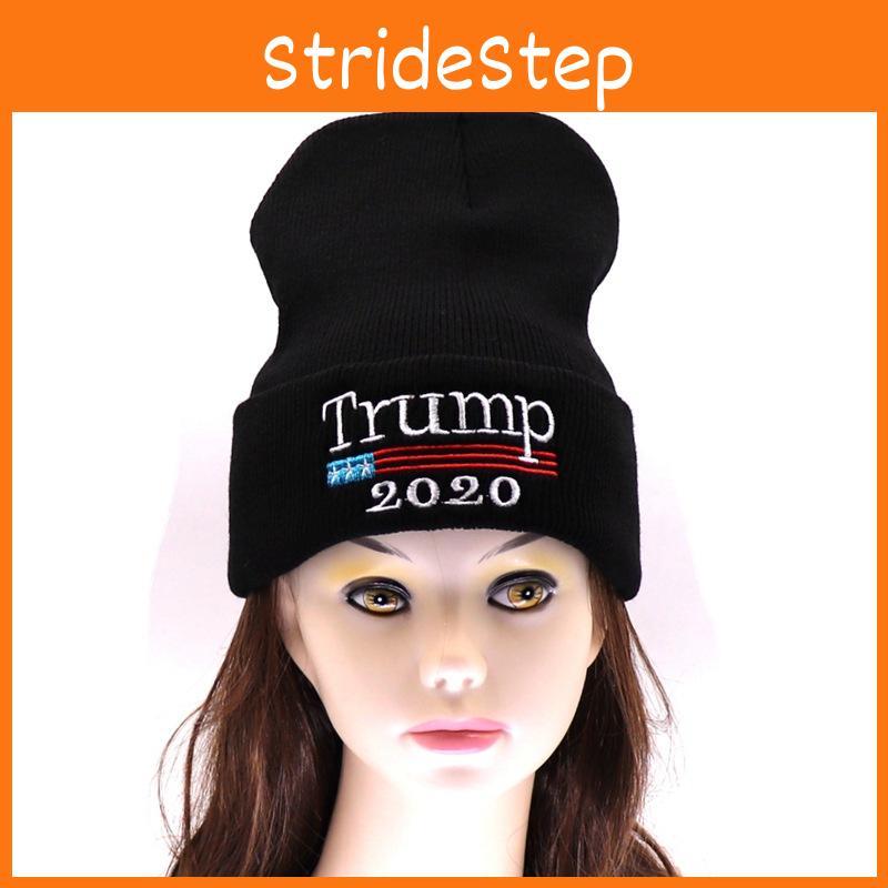 2020 Trump Donald Beanie Hat Make America Great Again Knit Beanie Warm Cap Ski