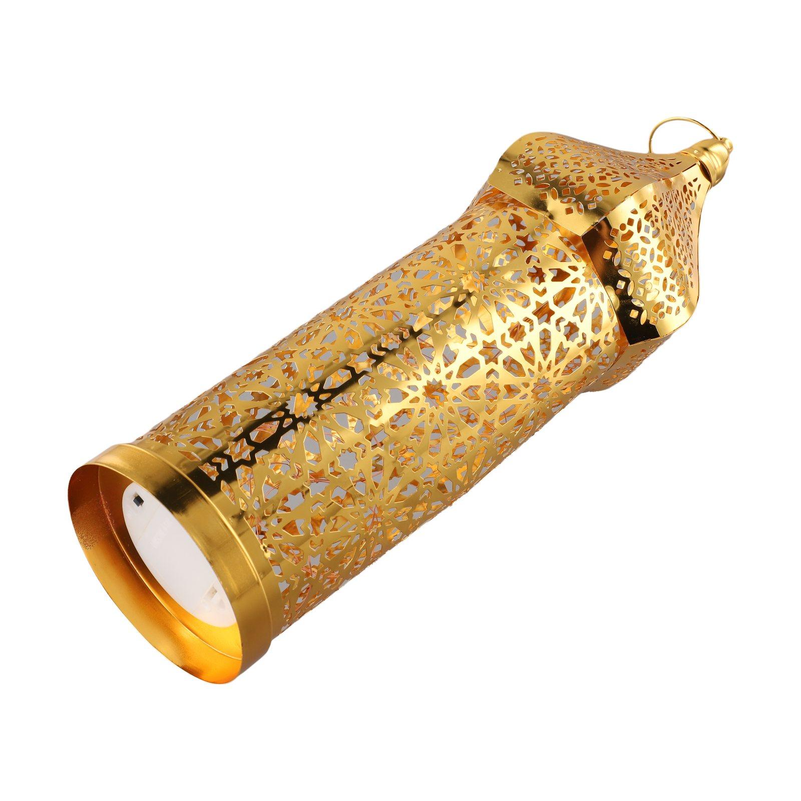 

Home Décor Iron Ornaments Golden Hollow Light Ornaments Moroccan Ramadan Ron Lanter Table Decoration Home Decoration