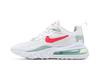 Women's Sneakers Nike Air Max 270 React White Pistachio Crimson (Women's) White/Pistachio Frost/Laser Crimson