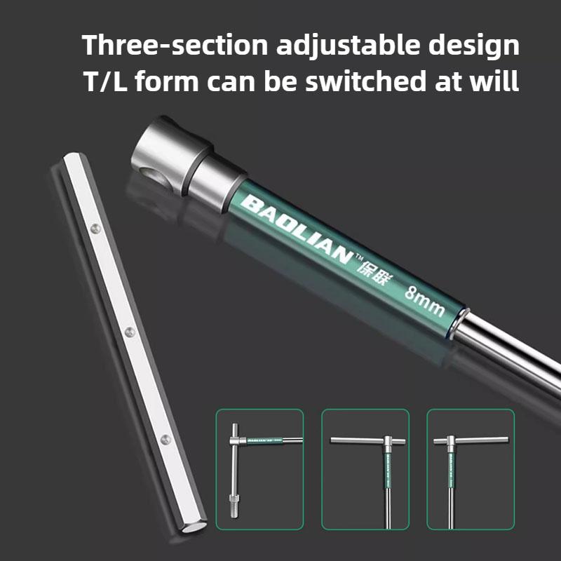 Universal Extended Wrench Tool Multi-function Hex Extended Wrench Tools Automotive Mechanical Workshop Tools Repair Manual Tools