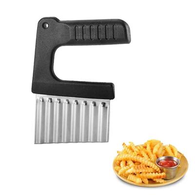 Chips Wave Cutter Stainless Steel Potato Cutter Fruit Vegetable Salad Cutter Tool for Vegetables