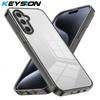KEYSION Transparent Phone Case for Samsung A54 5G A34 A14 TPU+PC Anti-slip HD Clear Shockproof Phone Cover for Galaxy A14 A54 5G