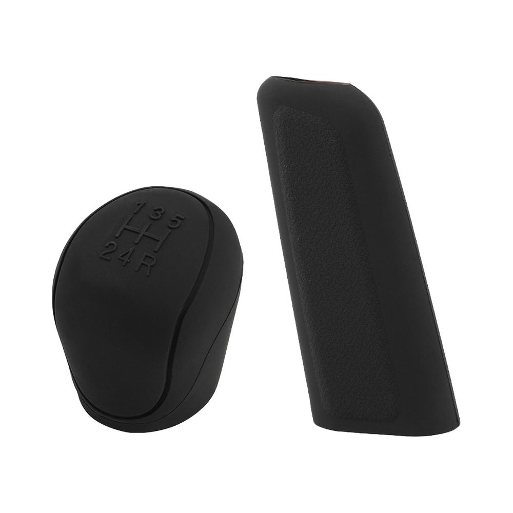 Silikon Auto Getriebe Kopf Schaltknauf Abdeckung Handbremse Abdeckung Schutz für Ford Focus 2 3 4 MK2 MK3 MK4 MT 2009 - 2017